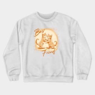 Best Cat Friend Crewneck Sweatshirt